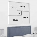 5 Canvas wall mount  Frame