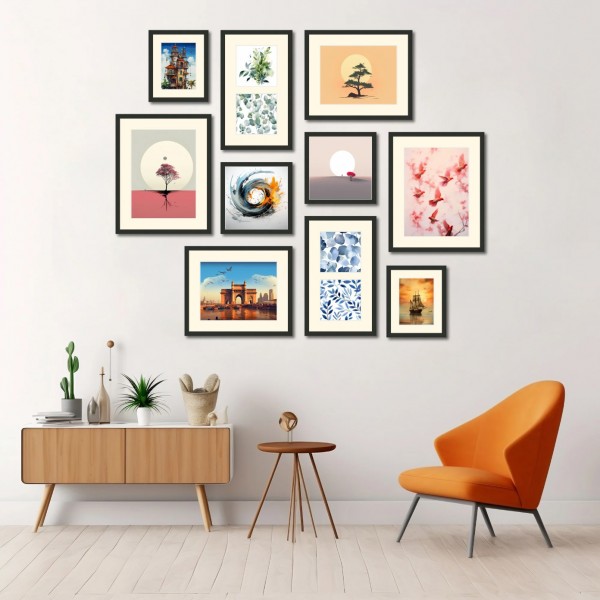 10 Frame Gallery Wall